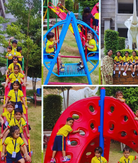 Children learning together at Brain Discovery Global School Faridabad